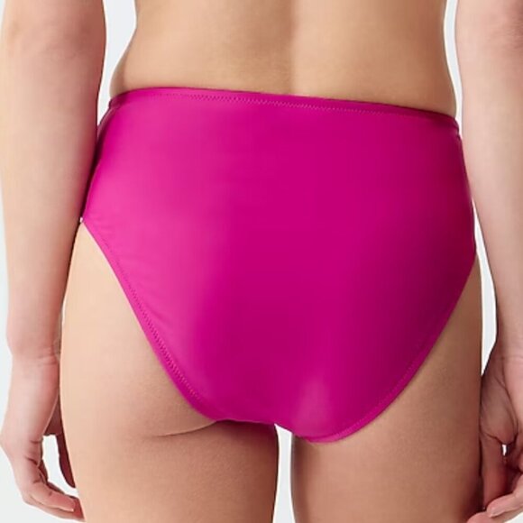 J. Crew High-rise full-coverage bikini bottom S - Picture 2 of 8
